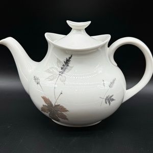 Royal Doulton Tumbling Leaves Teapot Translucent China England